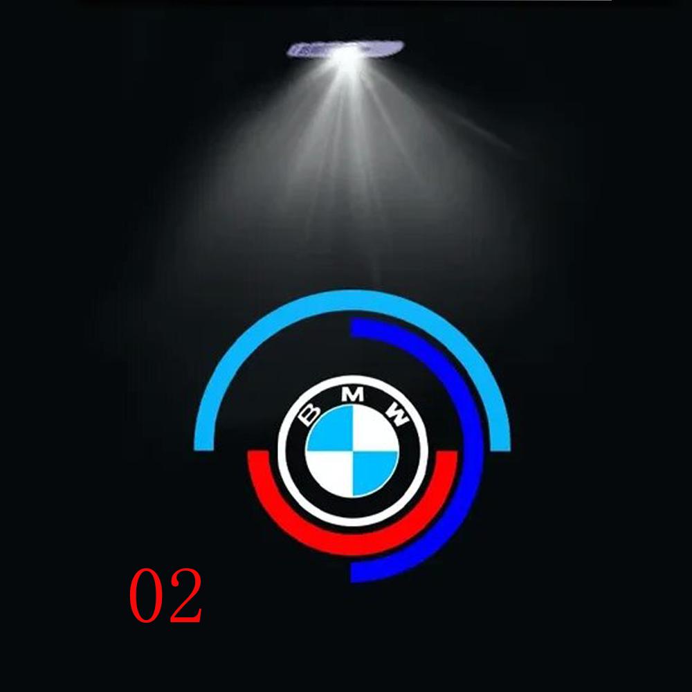 2PCS-LED Car Door logo Projector Lamps Welcome Light For Mini BMW M E90 E60 F18 E46 F30 F20 M2 M5 M3 E87 M4 X3 X5 X1 Accessories