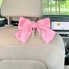 Clip On Seat Back Hanger Bowknot Design Car Organizer Vehicle Decor Backseat Hook  Car Interior