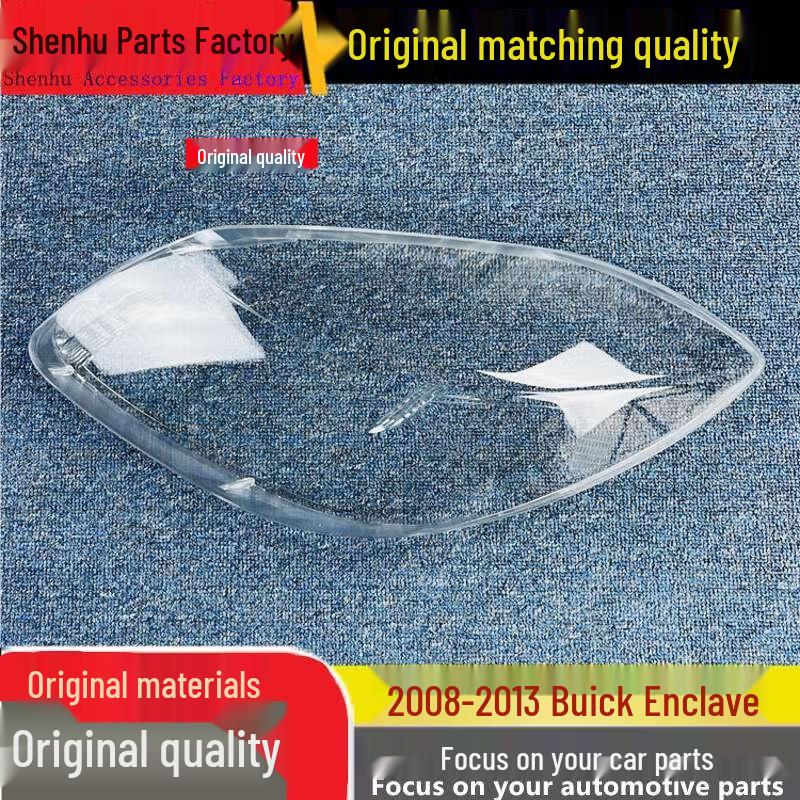 

Buick Enclave 09-13 Headlight Cover - New Transparent Front Lamp Shell Driver s Side without Seal