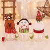 Lovely Christmas Plush Candy Box Cookies Storage Jar Sweet Xmas Home Decor