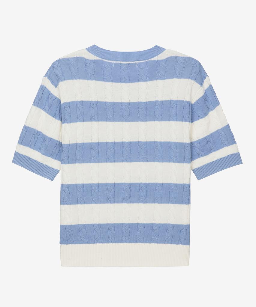 MIND BRIDGE WOMEN [W] Cable Stripe Knit - 2 Colors Mykt3202