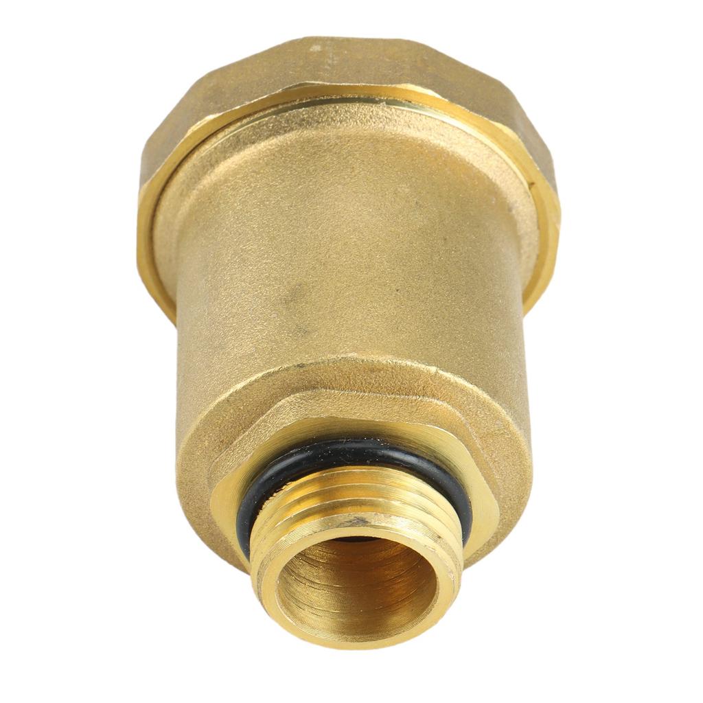 Brass Automatic Air Vent Valve 1/2 Inch Male Thread for Solar Water Heater Pressure Relief Valve Tools Air Vent Valve