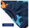 Kids’ Printed Fleece Jacket - Boys' & Girls' Warm Top, Stand Collar Cardigan for Autumn and Winter