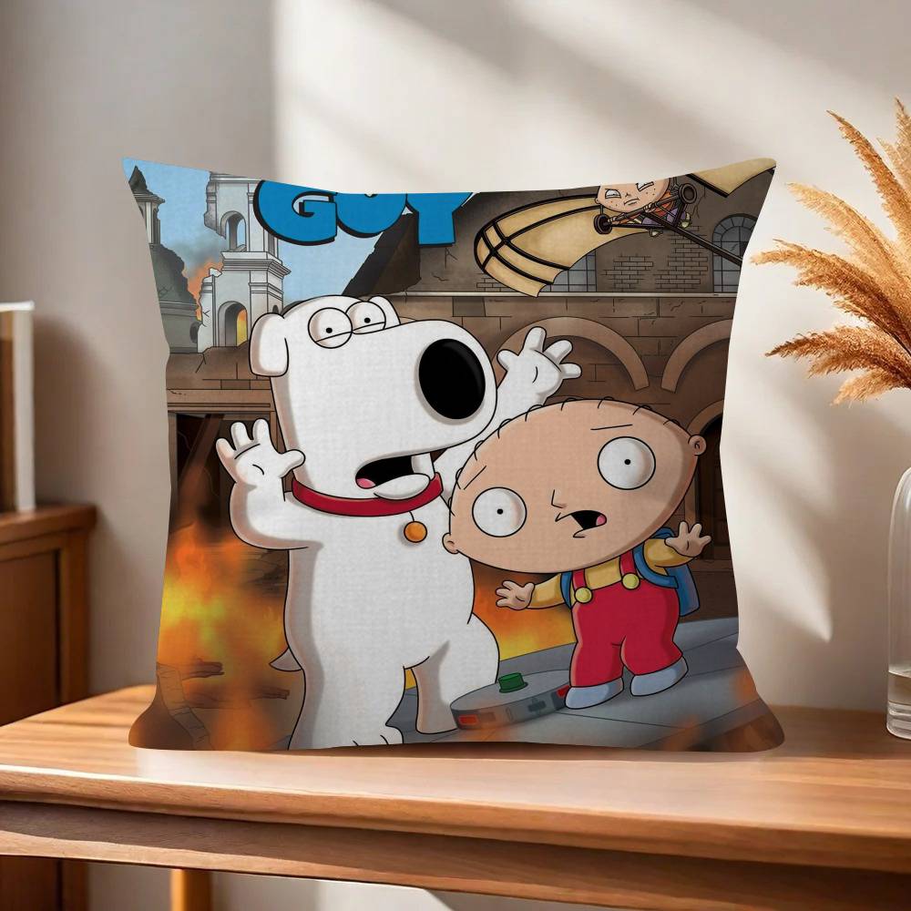 Anime FFamily movie GGuy Pillow Gift Home Office Decoration Pillow Bedroom Sofa Car Cushion CoverPillow Case