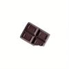 5PCS Chocolate Resin Art 3D Cute Refrigerator Magnets, Home Decor Fridge Magnet Set, Plastic Rectangle Shape Kitchen Decoration
