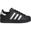 Adidas Originals Superstar 2 Cushioning Low top Kids' Skateboarding Shoes Black Children Aged 3 7 Years Old JH9981