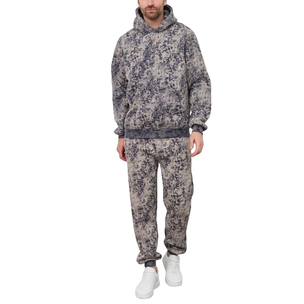 Men's Zippered Sweatshirt Jacket Suit Men's Casual Sports Suit Sweatshirt Suit