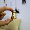 Versatile Gold Brass Hose Connector Perfect For Kitchen Tap And Various Watering Needs