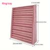 PGY Pink Velvet Jewelry Display Props Stand Elegant Ring & Earring Organizer Soft Fabric Lining Jewelry Bracelet Display Rack