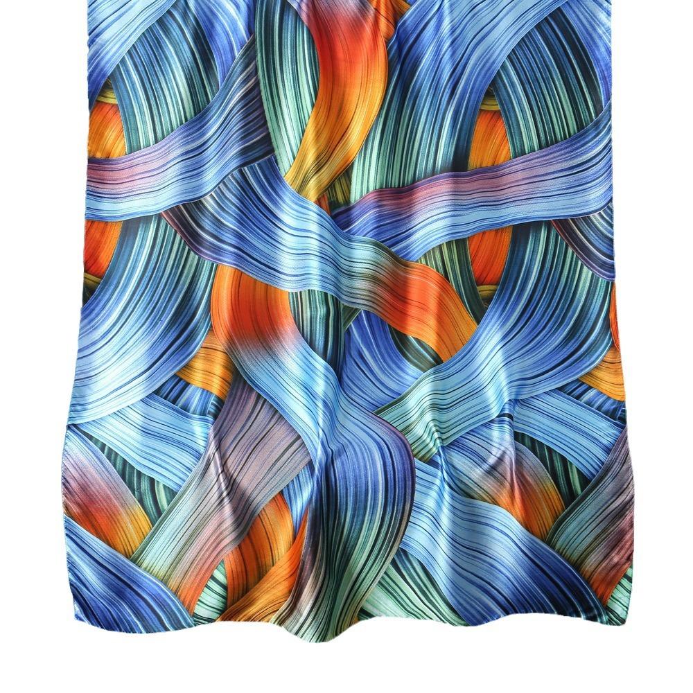 Irregular Striped Scarf Fashionable Professional Scarf Long Scarf Spring and Autumn Scarf Windproof Shawl