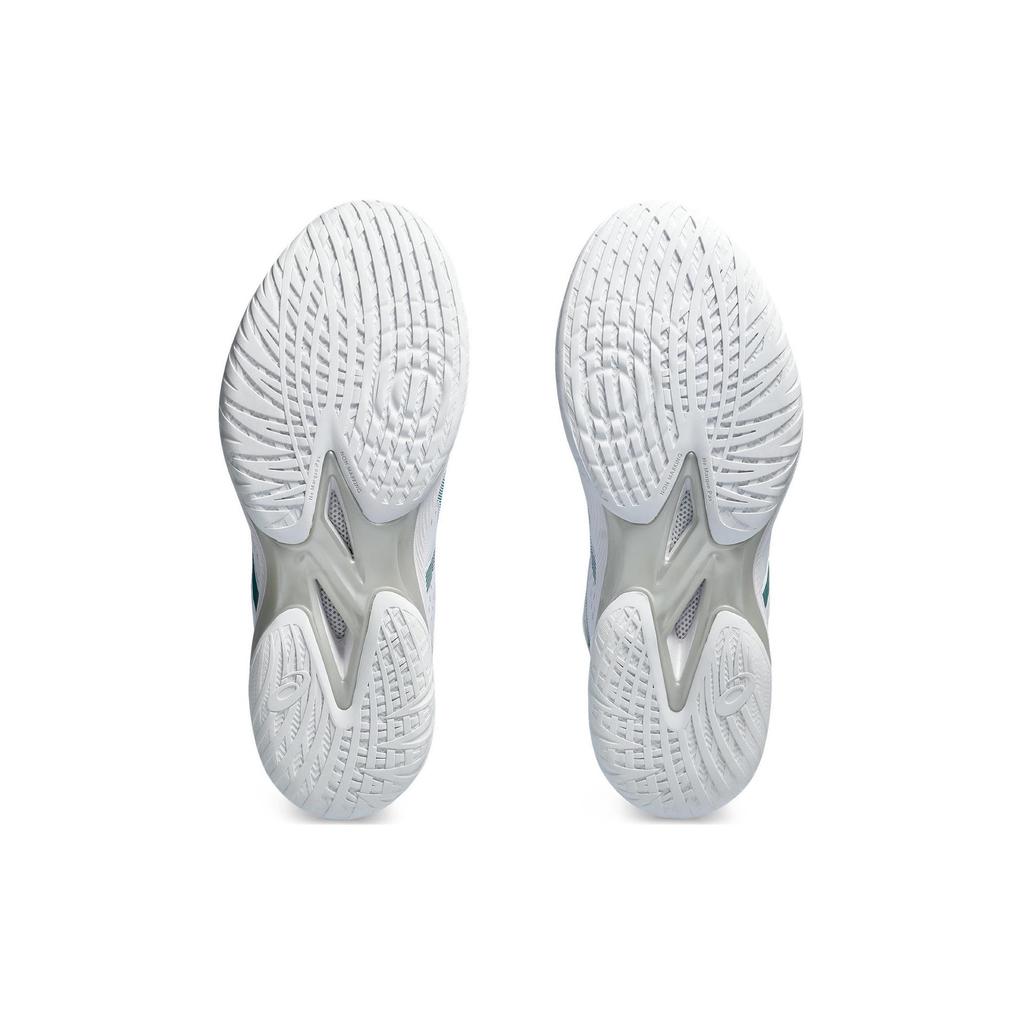 New Asics Gelhoop V16 White Rich Teal 1063A078-101