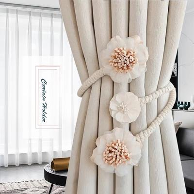Blumen Vorhang Magnetische Bindeseile Raffhalter Schnallenclips Zubehör Stangen Accessoires Hakenhalter Heimdekorationen