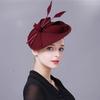 Stilvoller eleganter Pillbox-Hut für Brautpartys Vintage Fascinator-Hut Fascinator-Stirnband für Frauen Hochzeit Kirche