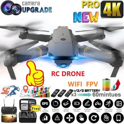 2024 New E58 RC Drone Professional 4K/1080P Wifi Wide Angle Camera Aerial Photography Airplane Helicopter 360° Quadcopter Folding Toy Gift