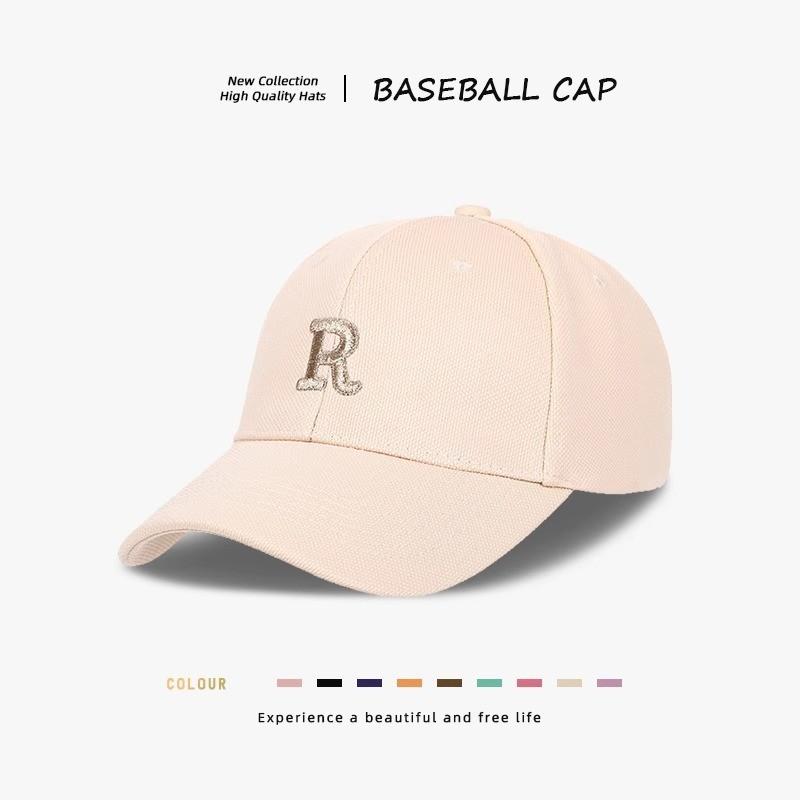 Cotton Baseball Cap With Embroidered Letters For Men Women Sun Protection