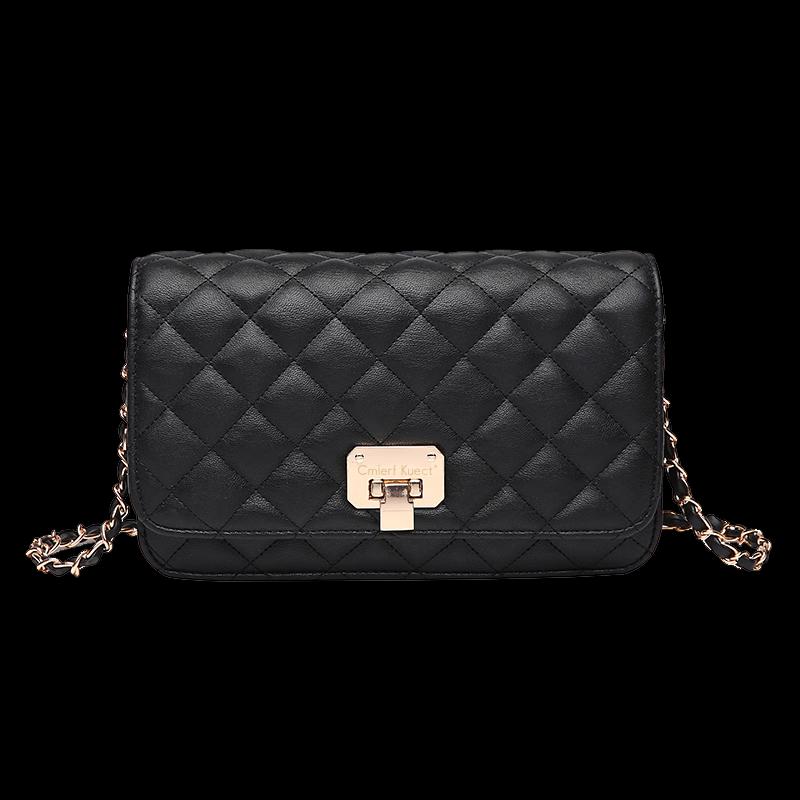 Cmierf Kuect Rhombus Chain Shoulder Bag