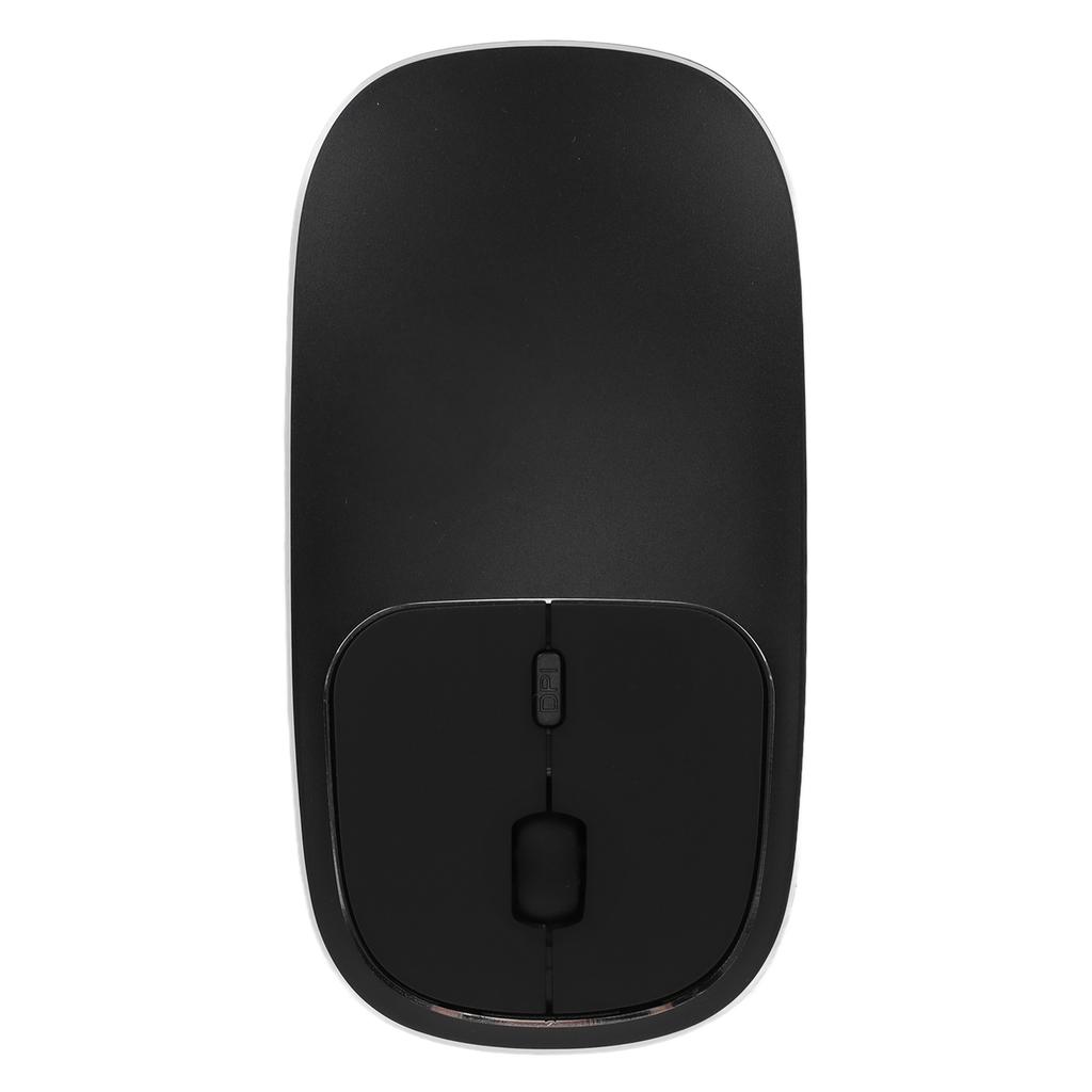 Wireless Mouse 2.4GHz Durable Portable Rechargeable Adjustable DPI Office Mouse with Type C Adapter for Home Travel