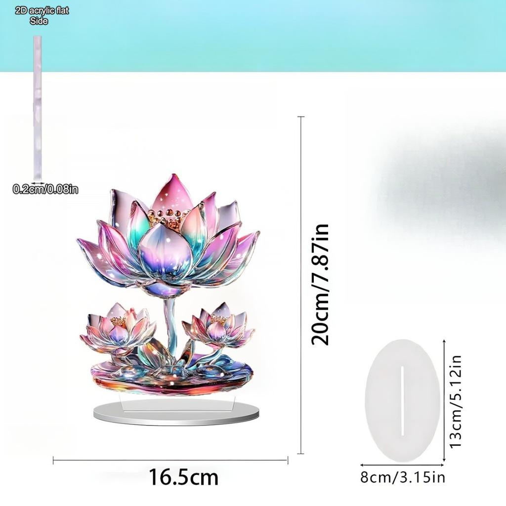 Lotus Home Tabletop Decorations, Nurseries, Home Desk Living Room Decoration, Restaurant Shop Decor, Farmhouse Lake Life Decor for Bedroom Living