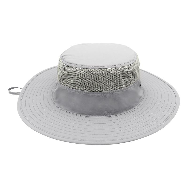Outdoor hat sunscreen bucket hat basin hat spring and summer men's and women's big edge hat UV protection sun hat
