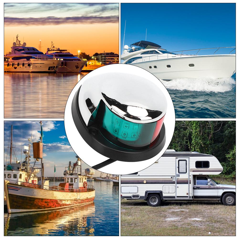 Portable Durable Yacht Navigation Light Red Green Signal Lamp 12V Shipping LED Light