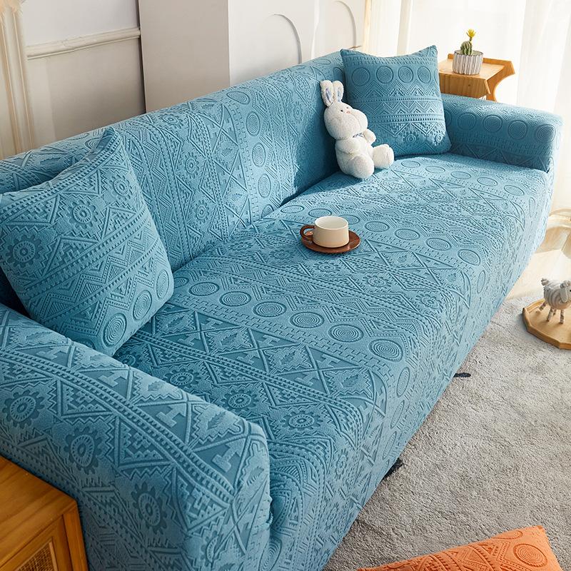 Bohemian Sofa Cover All-Inclusive Universal Cover, All-Season Universal Anti-Cat Scratch Sofa Cover Cover Fabric