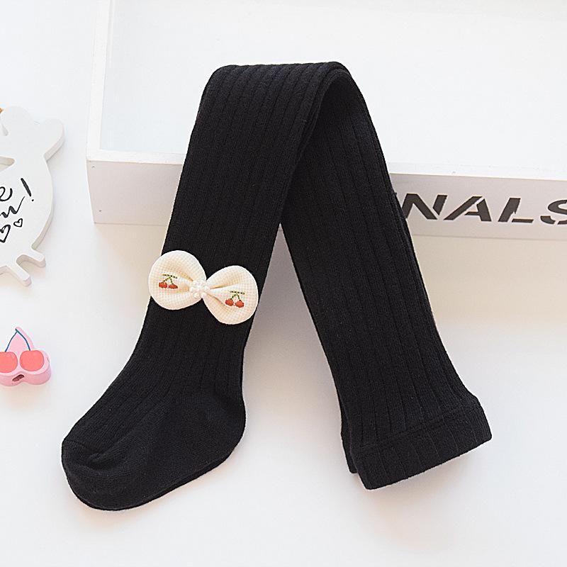 

Леггинсы для девочек Весенние и осенние тонкие детские колготки Детские колготки Детские весенние колготки средней толщины для малышей 2XL чёрный