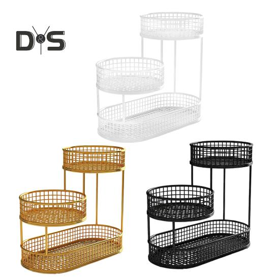 Coș de fructe pentru bucătărie Coș de depozitare cu mai multe niveluri Coș de depozitare cu mai multe niveluri Bol de fructe Organizator de coș din sârmă pentru legume, gustări, cartofi, ceapă