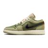 Air Jordan 1 Low SE Craft GS Sky J Light Olive Kids Sneakers Green Celadon Bright-Mandarin FD9092-300