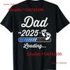 Dad Loading Bar for New Baby Shower T Shirt Vintage Washed Homme Soft Graphic Stretched Versatile Slightly Vintage Washed