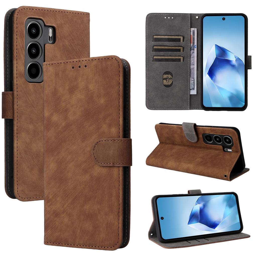 Flip Cover for Itel Power 70 PU Leather Full-Body Protection With [RFID Blocking]