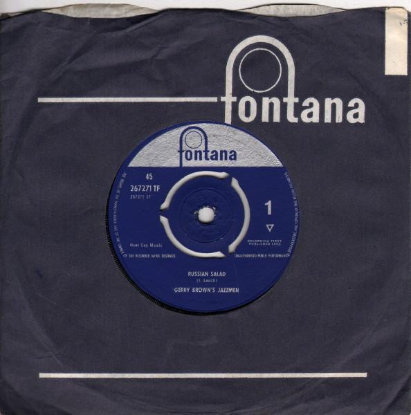 

7inch Record GERRY BROWN S JAZZMEN - Russian Salad 267271TF Fontana 1963 UK Jazz Used