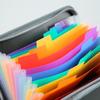 13 Grids A6 File Folder Multi-layer Storage Bag Portable Bill Business Card Storage Book
