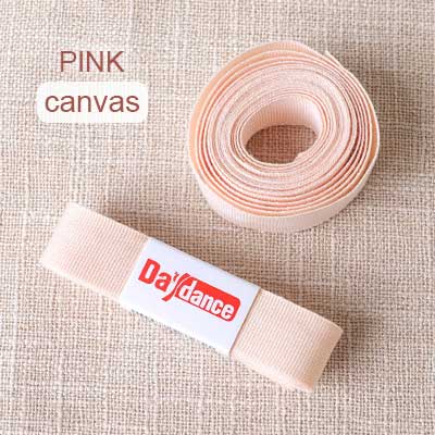 Satin Canvas Ballet Pointe Shoes Bandage For Ballerina M