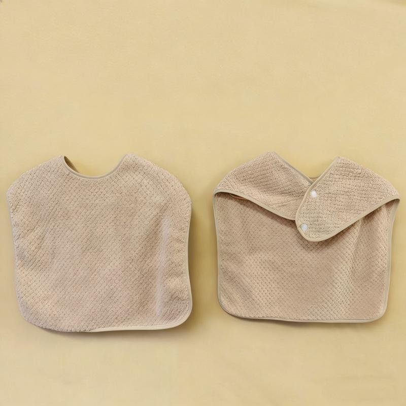 2pcs Baby Saliva Towel Waterproof Infant Bibs Kids Feeding Eating Apron Boys Girls Ruffle Towel Toddler Newborn Burp Cloths