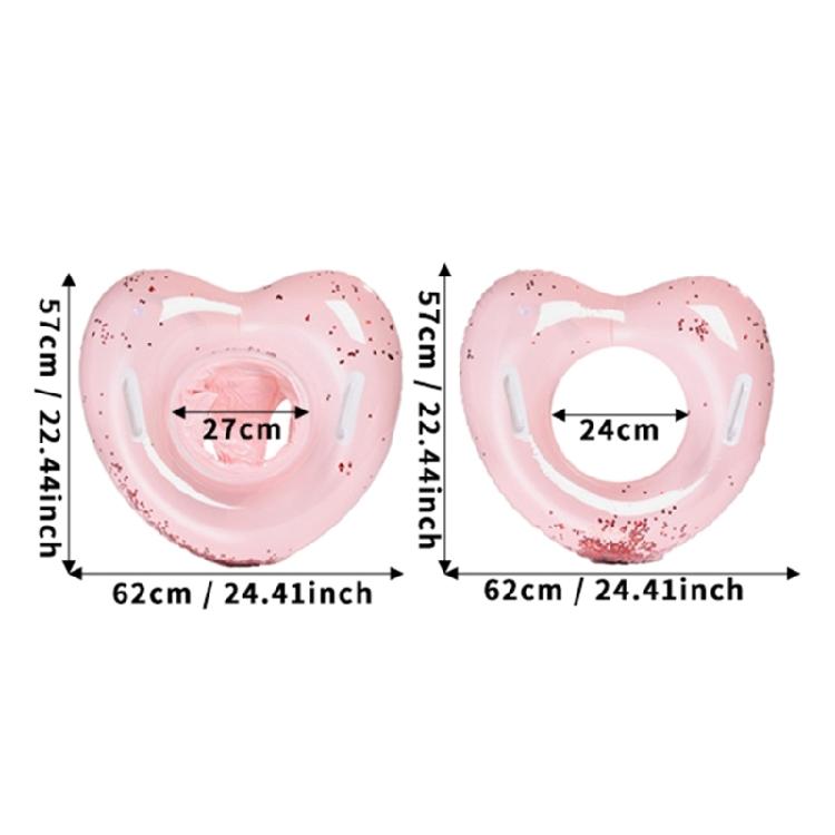 Swim Float Rings Swimming Pool Hoop Pool Float Love Heart Shape Float Inflatable Swimming Rings Inflatable Swims Rings