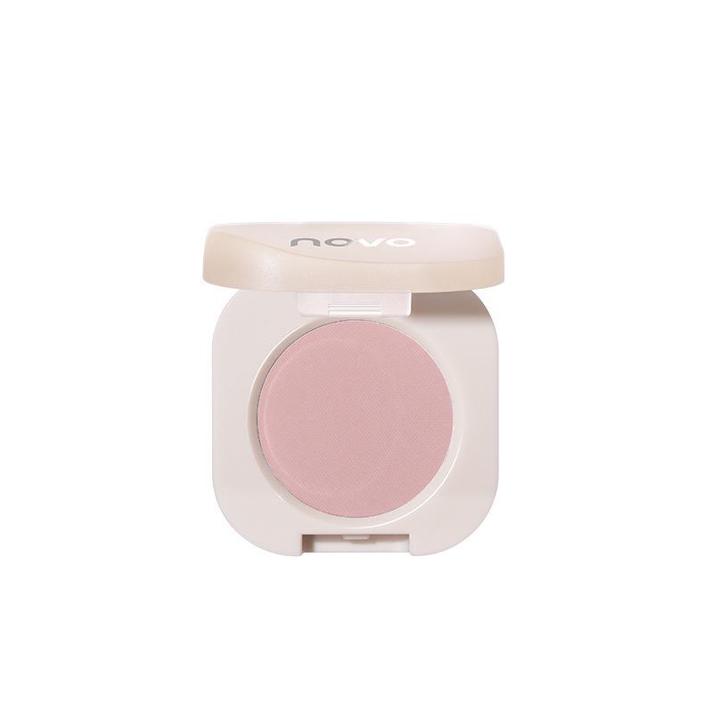 novo Dynamic Glimmer: Shimmering Single Eyeshadow & Pearlescent Highlighter for Natural Contouring and Brightening.