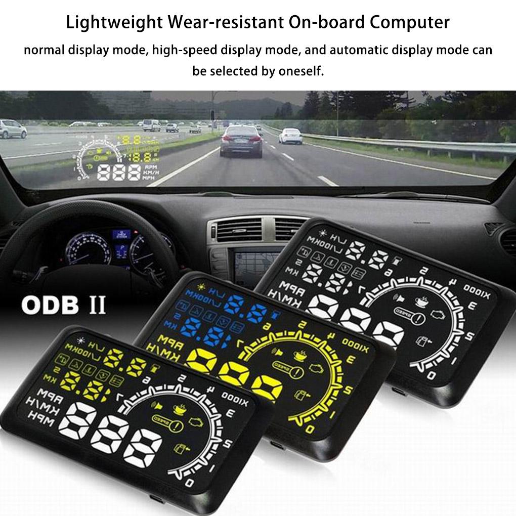 Car Speedometer Head-up Display Projector Failure Speeding Warning Alarm