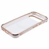 For Google Pixel 9/Pixel 9 Pro Case Compatible with MagSafe Electroplated TPU Phone Cover Hollow Love Hearts