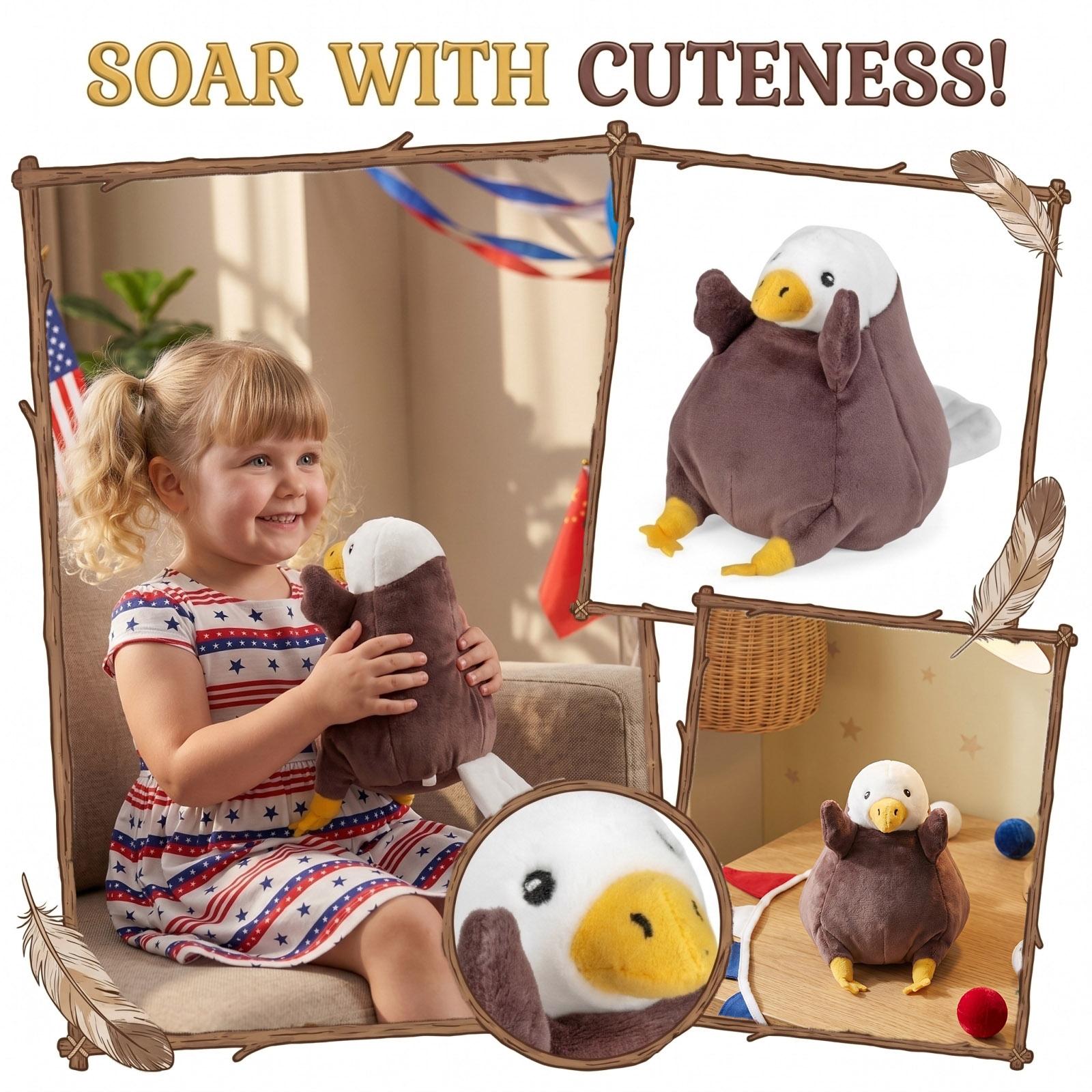 

Cute And Soft Feathered Plush Toy, Plush Toy, Suitable For Children As A Gift, Ideal For Holiday Presents one size