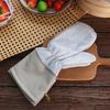2 Paar Verlängerte Spülhandschuhe Verdickte Haushaltshandschuhe Silberdraht-Handschuhe Topfschrubben
