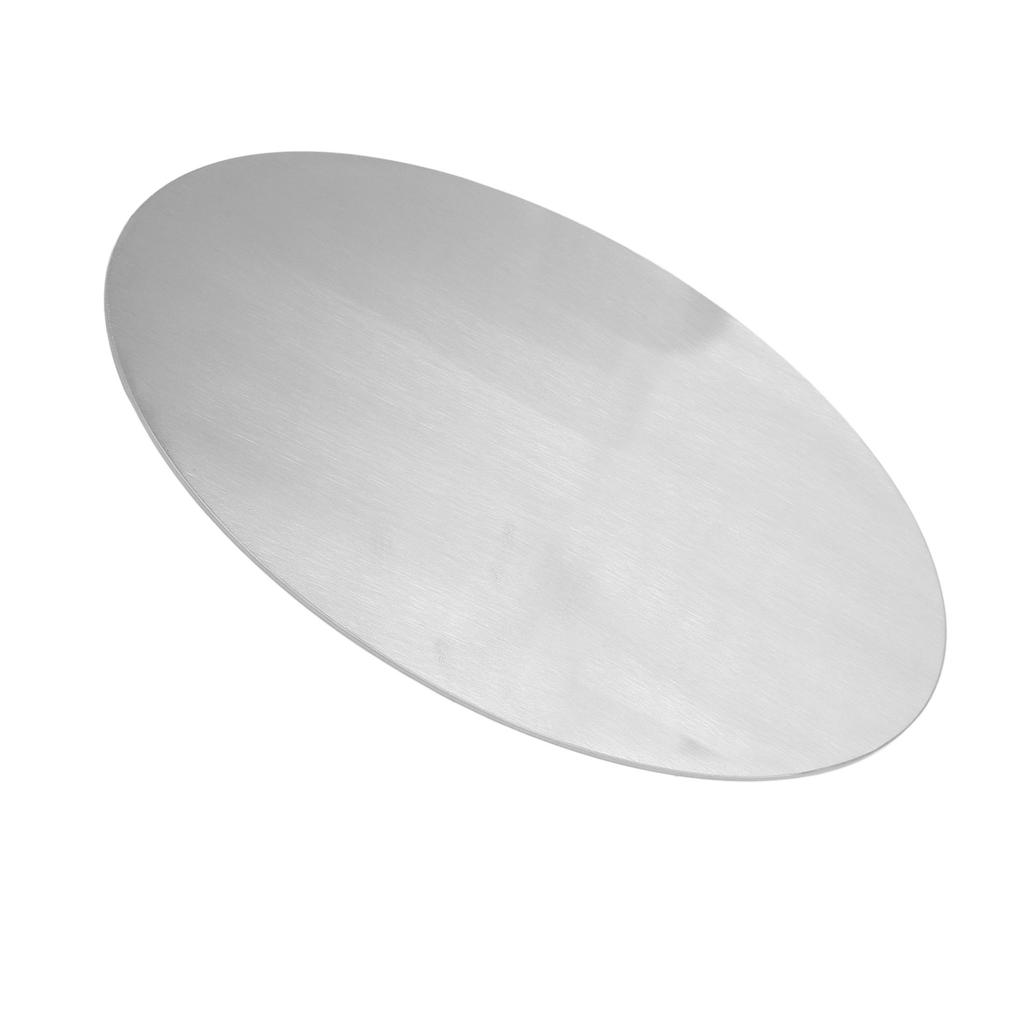 Motorrad Ovales Nummernschild Aluminium 2,5 mm Dicke Gebürstetes Finish Rostfrei Universalnummer