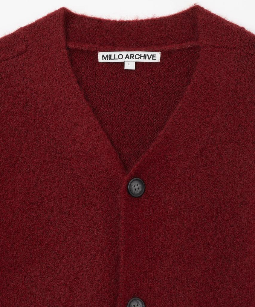MILLO ARCHIVE Crop Move V-Neck Cardigan [Red]