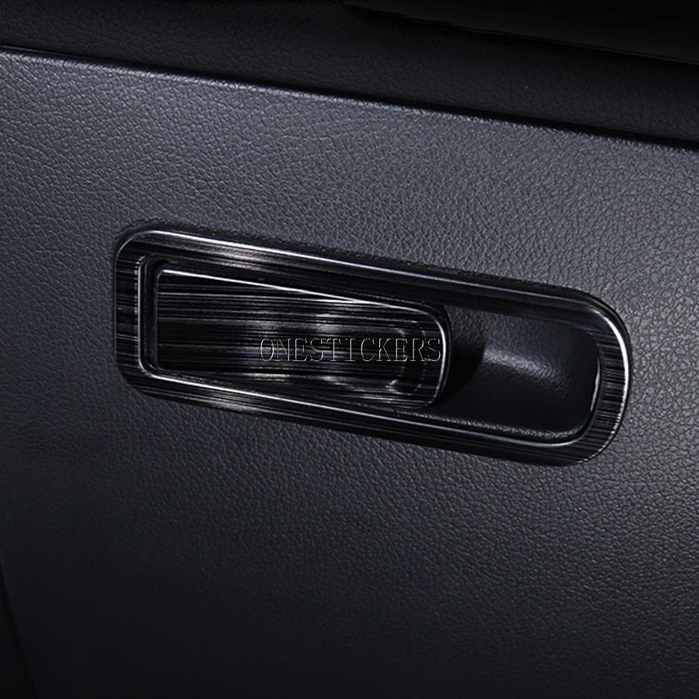 Stainless Steel Car Co-pilot Glove Box Handle Cover Trim For Mercedes Benz A B CLA GLB GLA Class W177 V177 W247 C118 X247 H247