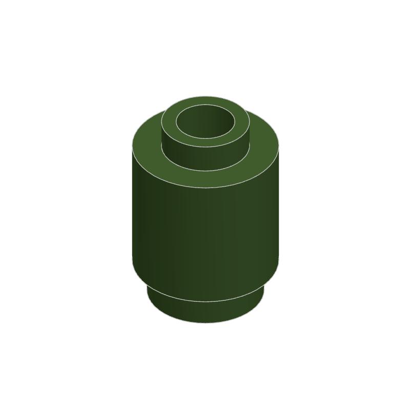 50g/178PCS 3062 1x1 Cylindrical Block Moc Color Loose Parts Compatible with Brick DIY Children's Toy Assembly Storage