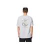 Li-Ning X Glare Artist Collaboration Abstract Back Print Loose Crew Neck T-Shirt Unisex Tops White AHSS649-2