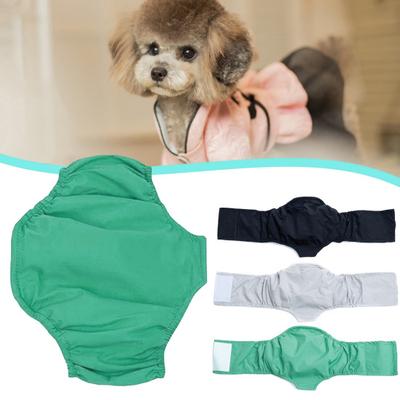Fralda para Filhote Respirável Reutilizável Calça Fisiológica Pet Cachorro Anti-assédio Calça Fisiológica para Cães Machos
