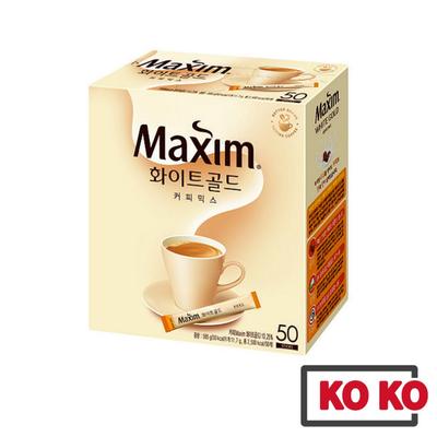 [Maxim] White Gold Instant Kaffee Mix Pulver 50 Sticks / Instant Kaffee