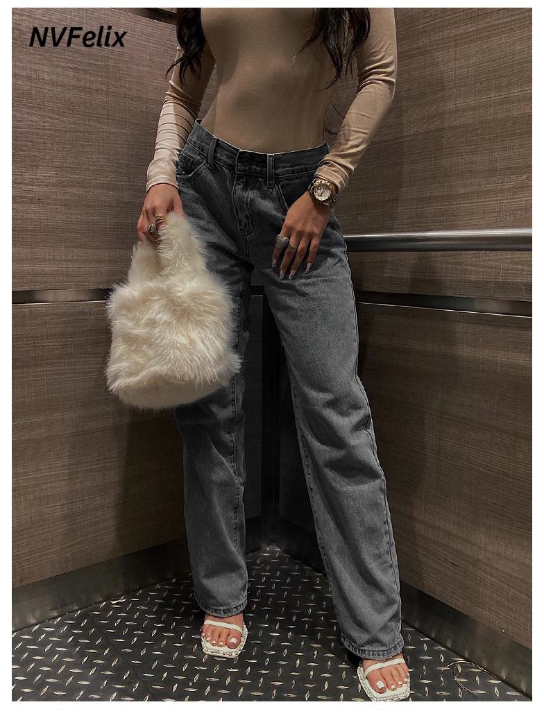 

Джинсы из денима с высокой посадкой, рваные, облегающего кроя, для женщин S серый