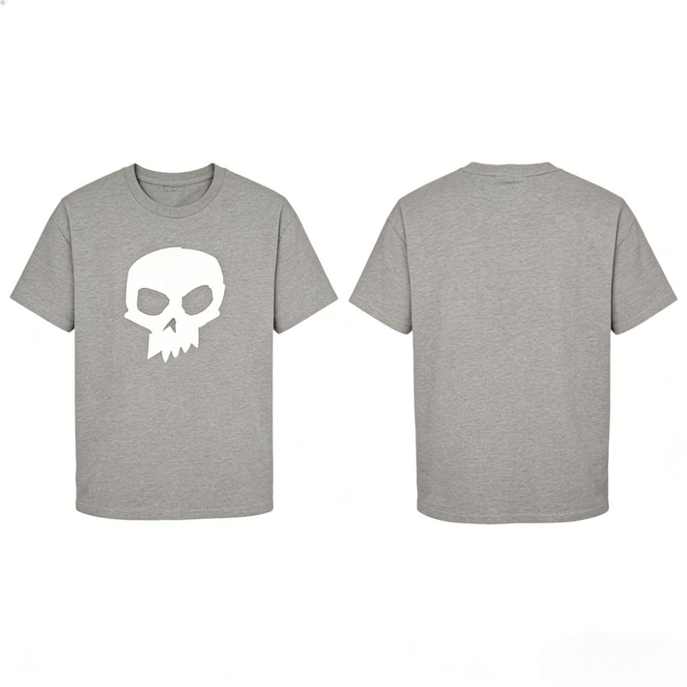 Skull Pattern Printed Tshirt Suitable for Both Unisex and Women Providing Comfortable Street Fashion and Trendy Clothing