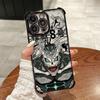 Anime Kaijus No. 8 Plating Phone Case For Samsung S26 S25 S24 S23 S22 S21 S20 FE Note20 Edge Plus Ultra 4G 5G Anti Fall Airbag